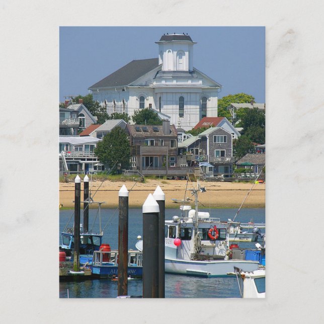 Postal Cabo Cod Provincetown - Cartão de Posto Massachuse (Frente)