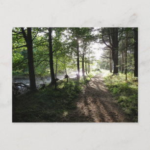 Postal "Caminhar Perto do Rio" Cartão de Posto Northumber