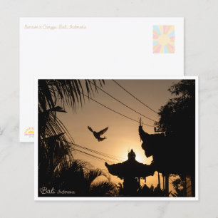 Postal Canggu Bali Templo do Nascer do Sol – Cartão Posta