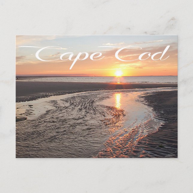 Postal Cape Cod Sunrise, Provincetown, Cartão de Posto MÃ (Frente)