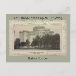 Postal Capital de estado de Louisiana que constrói Cartão