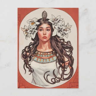 Postal Cartão Art Nouveau La Princesse Lointaine