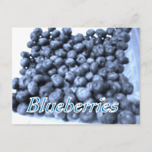 Postal cartão azul