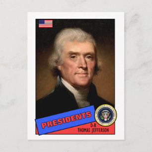 Postal Cartão Baseball Thomas Jefferson