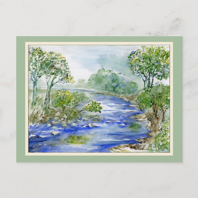 Postal Cartão Blue River Anytime (Frente)