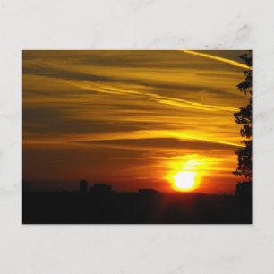 Postal Cartão brilhante do fulgor