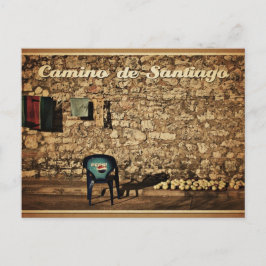 Postal cartão Camino de Santiago