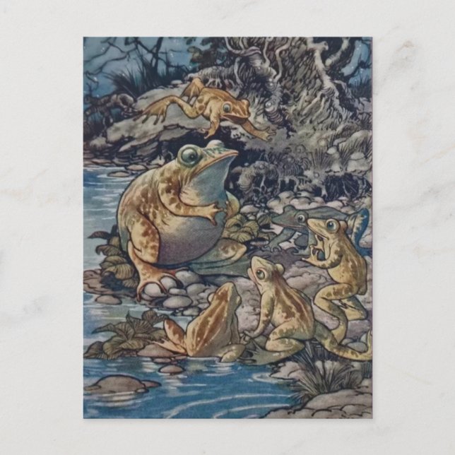 Postal Cartão clássico da ilustração (Frente)