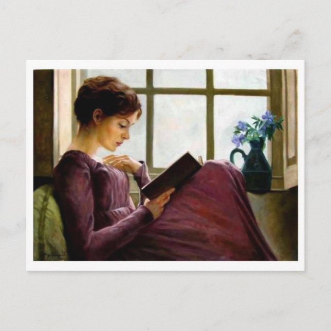 Postal Cartão clássico da pintura (Frente)