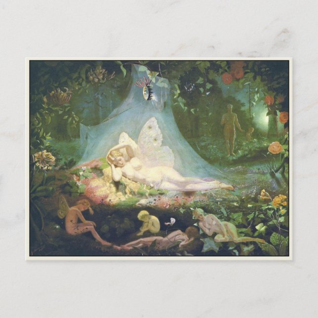 Postal Cartão com pintura de John Simmons (Frente)