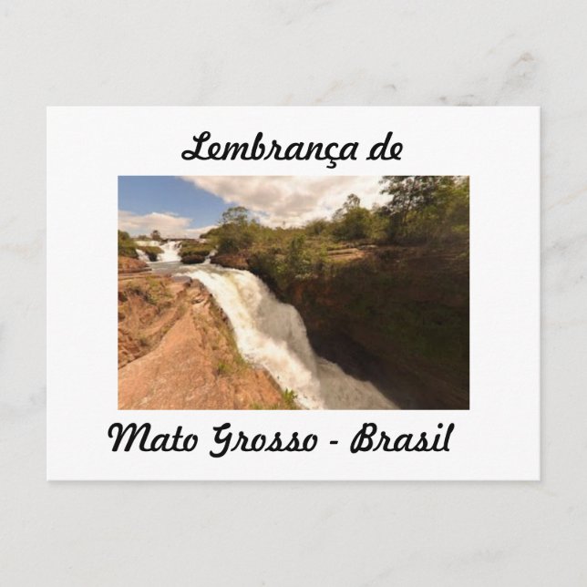 Postal cartão Correio de Mato Grosso (Frente)
