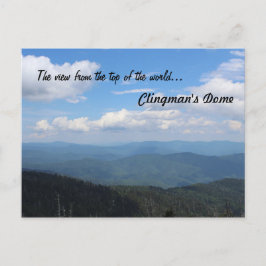 Postal Cartão da abóbada de Clingman