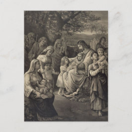 Postal Cartão da bênção de Jesus