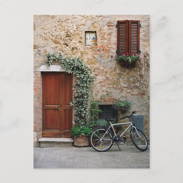 Postal Cartão da bicicleta de Tuscan (Frente)