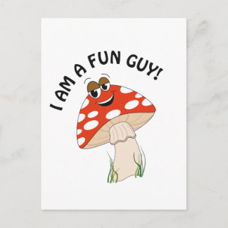 Postal Cartão da cara do divertimento