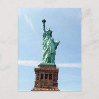 Postal Cartão da estátua da liberdade