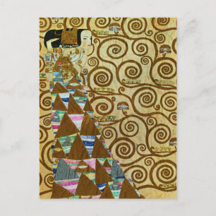 Postal Cartão da expectativa de Gustavo Klimt