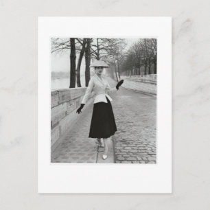 Postal cartão da forma dos anos 50