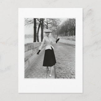 Postal cartão da forma dos anos 50