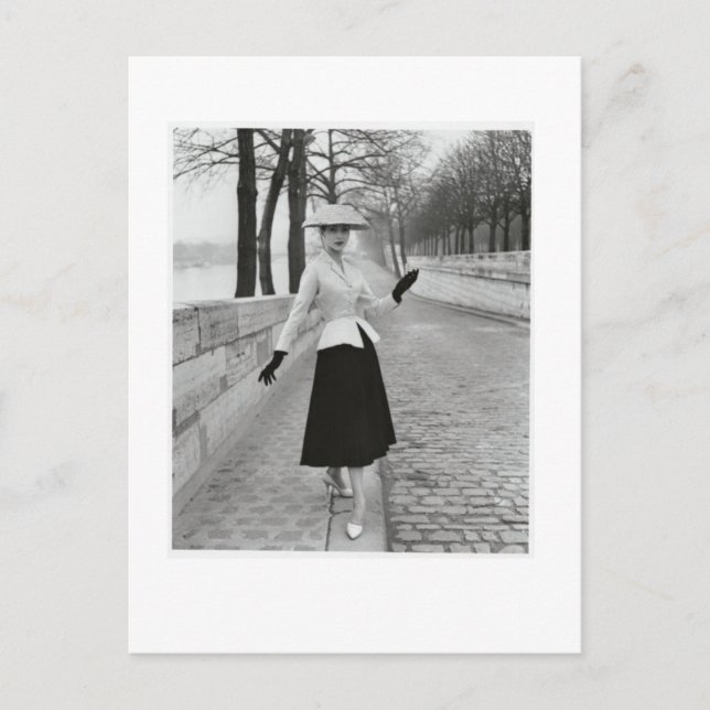 Postal cartão da forma dos anos 50 (Frente)