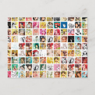 Postal Cartão da grade do d'Errico de Camilla