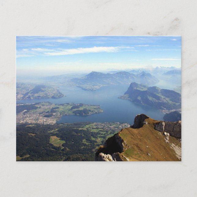 Postal Cartão da paisagem da natureza (Frente)