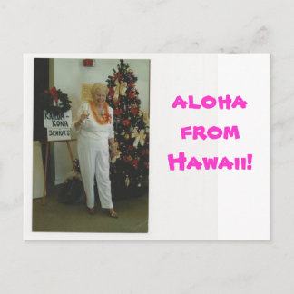 Postal Cartão da pancadinha da avó