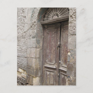 Postal Cartão da porta da arquitetura do Cairo Egipto