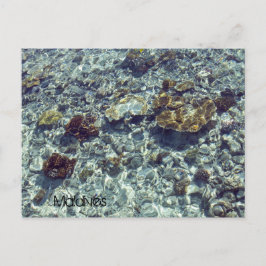 Postal Cartão da praia de Maldives