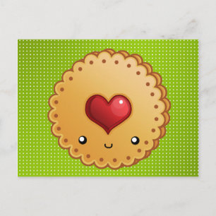 Postal Cartão da receita do biscoito do Natal