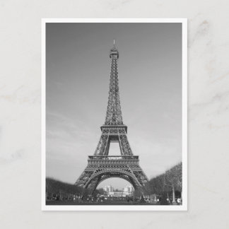 Postal Cartão da torre Eiffel