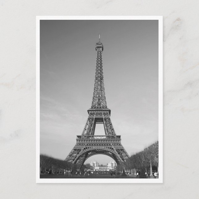 Postal Cartão da torre Eiffel (Frente)
