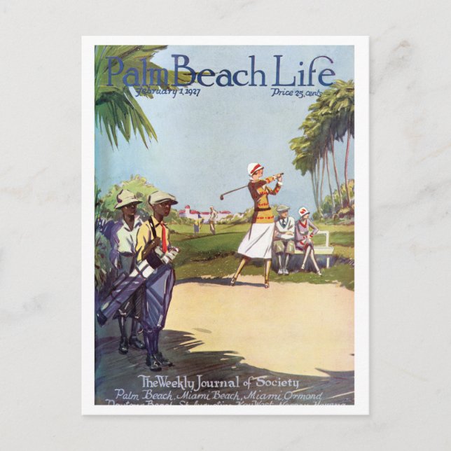 Postal Cartão da vida #20 do Palm Beach (Frente)