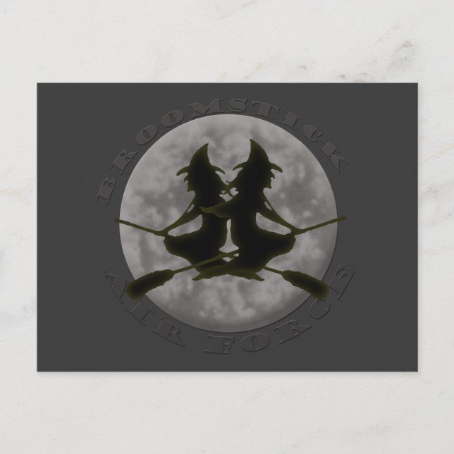 Postal Cartão das bruxas do Dia das Bruxas (Frente)