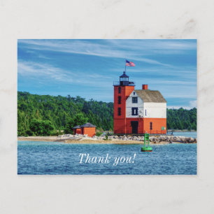 Postal Cartão de agradecimento da Ilha Redonda