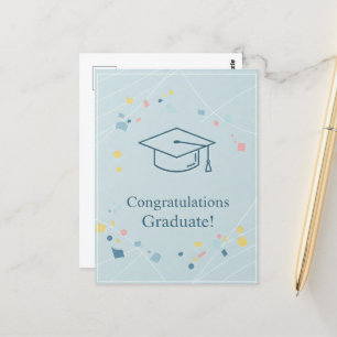 Postal Cartão de agradecimento de formatura