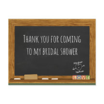 Cartão de agradecimento para chá de panela de prof