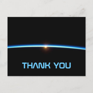 Postal Cartão de agradecimento Thin Blue Line