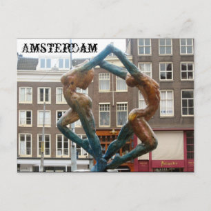 Postal Cartão de Amsterdão