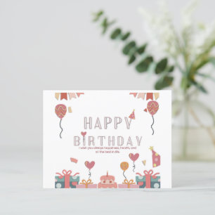 Postal Cartão de aniversário