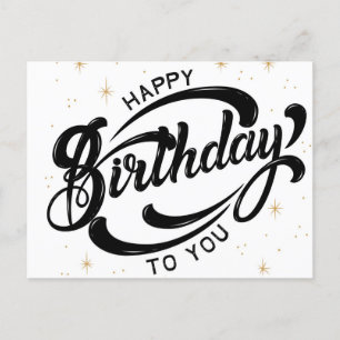Postal Cartão de Aniversário