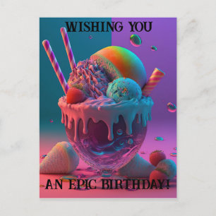 Postal Cartão de Aniversário