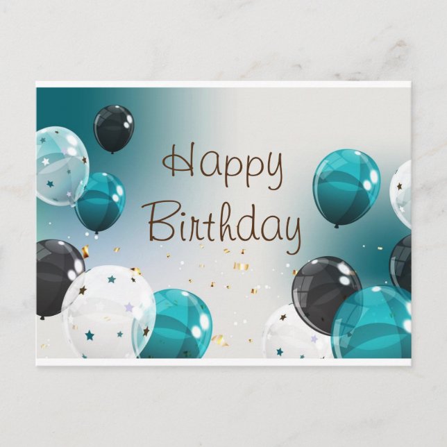 Postal Cartão de Aniversário (Frente)