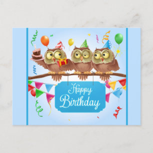 Postal Cartão de Aniversário