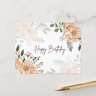 Postal Cartão de Aniversário