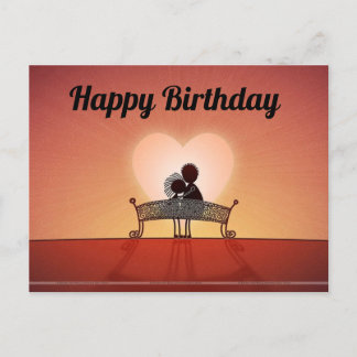 Postal cartão de aniversário