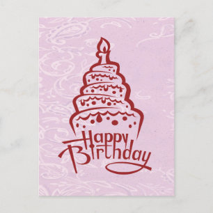 Postal Cartão de Aniversário