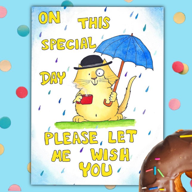Postal Cartão de ANIVERSÁRIO BRITÂNICO de Nicole Janes (Criador carregado)