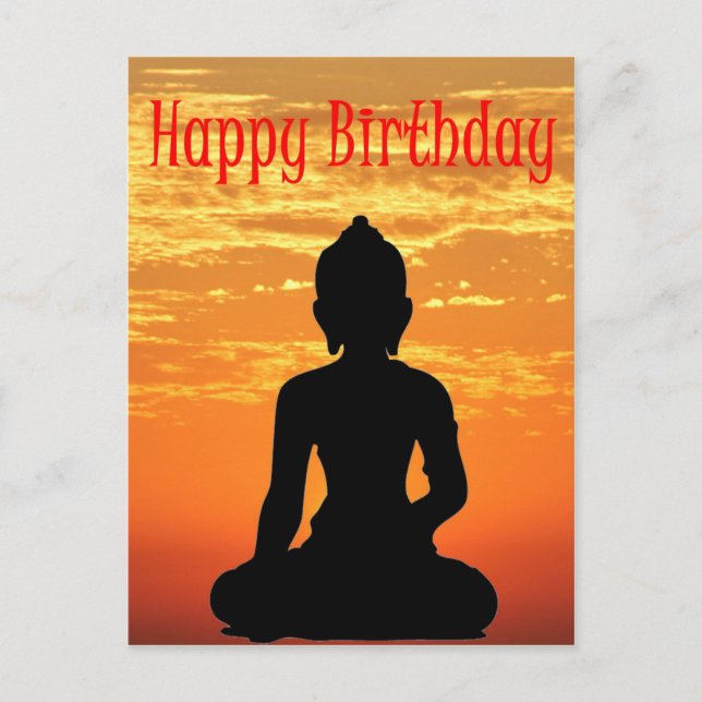 Postal Cartão de aniversário_Buda (Frente)