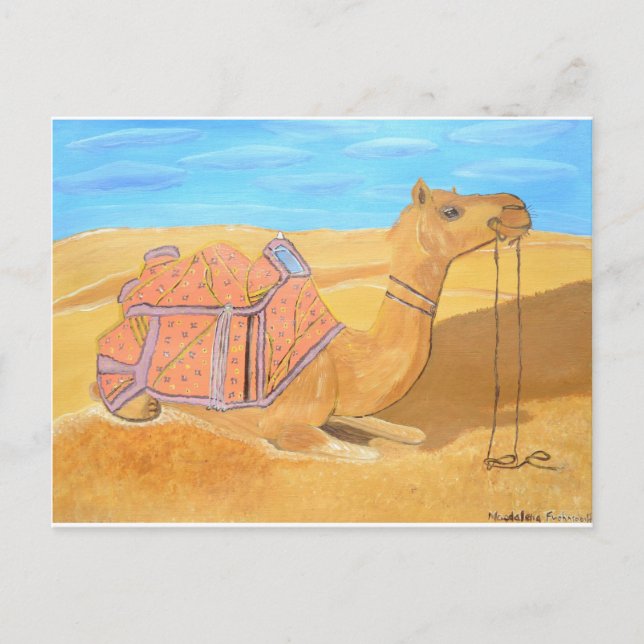 Postal Cartão de aniversário Camel (Frente)